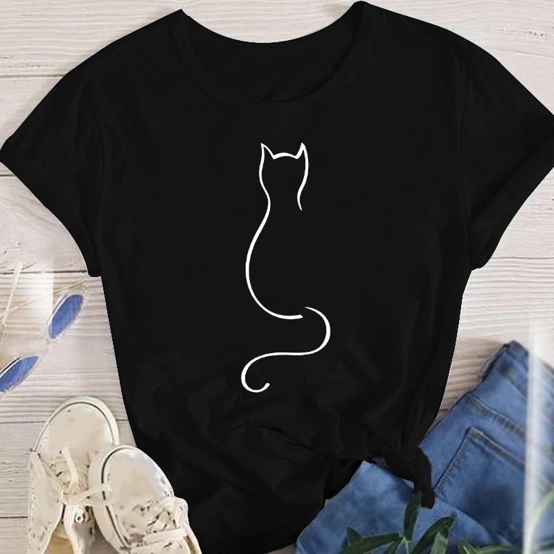 Women Lady Oversized T-shirt Tees Female